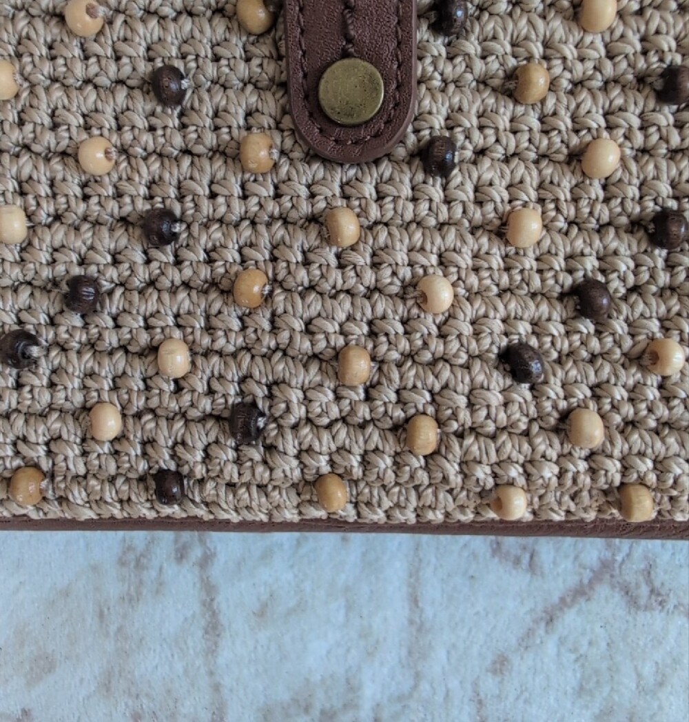 The Sak Brown Woven Crossbody, Clutch Or Wristlet Wallet - Picture 2 of 13